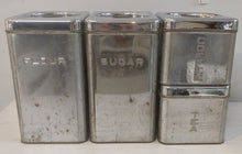 Load image into Gallery viewer, SET 4-Pc Vintage Beautyware by Lincoln Canisters
