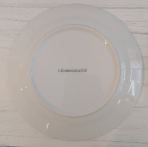 SET 4-Pc I. Godinger & Co. Palm Tree Plates
