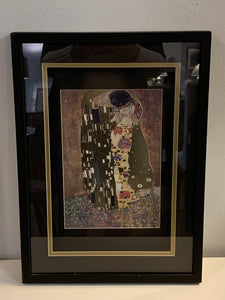 Framed "The Kiss" by Gustav Klimt