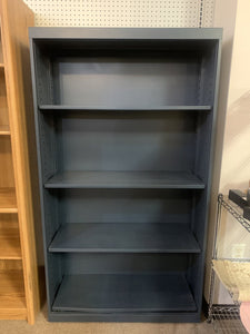 HON Blue Metal 4 Shelf Bookshelf