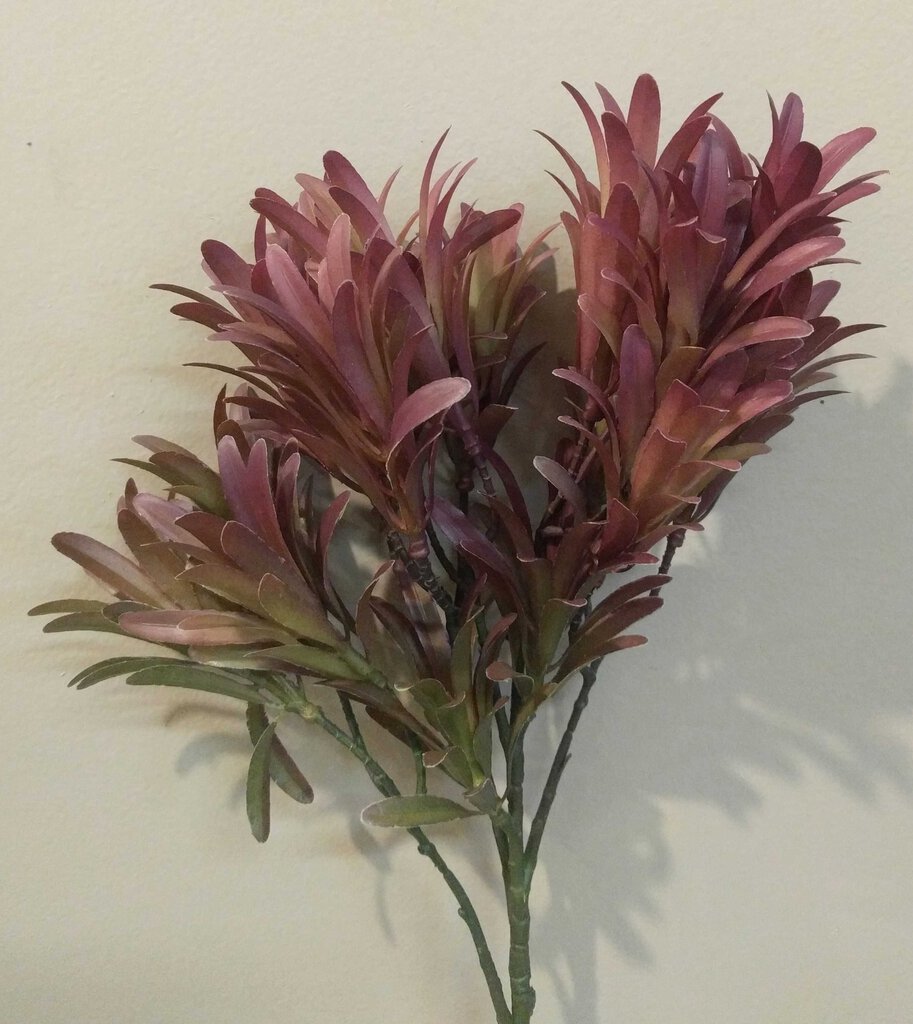 NEW Faux Greenery -Green/Burgundy
