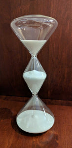 NEW 12" Triple Hourglass - White Sand
