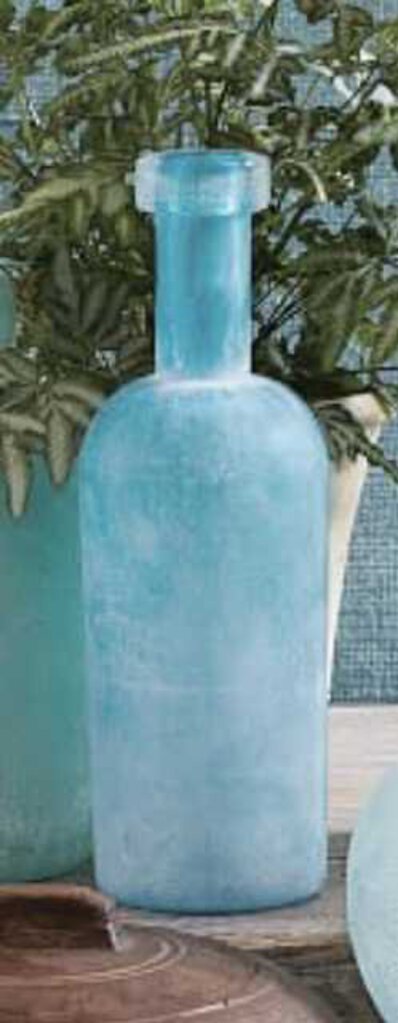 NEW Waterscape Short Bottle Vase - Ocean Blue 706101