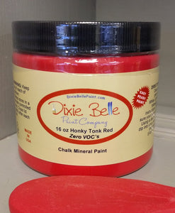 Dixie Belle Honky Tonk Red Chalk Mineral Paint