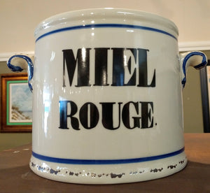 NEW 7" Stoneware "Miel Rouge" Crock