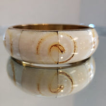 Load image into Gallery viewer, NEW Bone &amp; Brass Bangle India 12838
