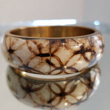 Load image into Gallery viewer, NEW Bone &amp; Brass Bangle India 12838
