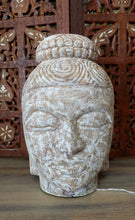 Load image into Gallery viewer, NEW 9&quot; Mango Wood Buddha Head
