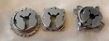 Load image into Gallery viewer, Vintage Set of 3 Silver Tone Button Covers
