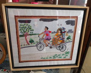14x16 Handmade Embroidery INDIA