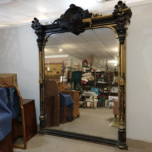 Victorian Fireplace Mirror, AS FOUND (72"x100")