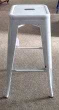 Load image into Gallery viewer, NEW Heavy Duty White Tolix Backless Bar Stool
