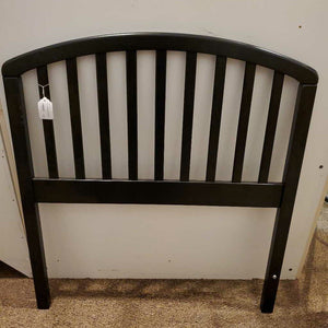 Twin Size Black Slat Headboard