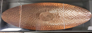 NEW 12.9" Godinger Gatherings Sunburst Copper Oval Dish (In Box)