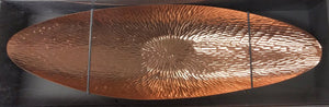 NEW 15.5" Godinger Gatherings Sunburst Copper Oval Dish (In Box)