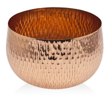 Load image into Gallery viewer, NEW 7&quot; Godinger Gatherings Sunburst Copper Finish Bowl (In Box)
