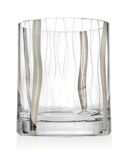NEW Mixed Set (4) Godinger Seabreeze Crystal Drinking Glasses