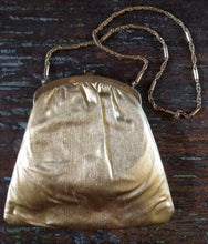 Load image into Gallery viewer, Vintage Gold Ande Purse
