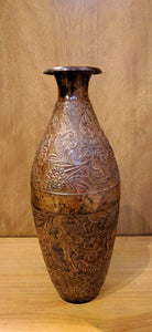 9" Cinnabar Bottle Vase