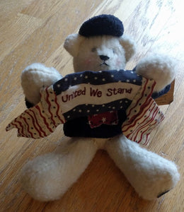 Plush Bear by Among Friends "United We Stand"