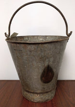 Load image into Gallery viewer, 13&quot; Vintage Metal Bucket with Handle - India

