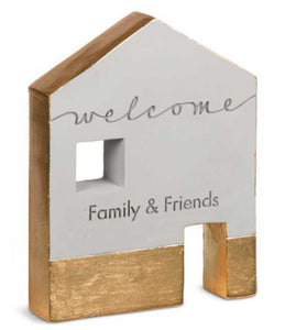 Welcome Cement House Plaque