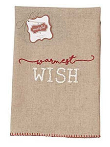 NEW Warmest Wish French Knot Hand Towel 4404300W