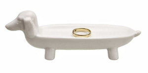 NEW Ceramic Dog Ring Dish DA1799