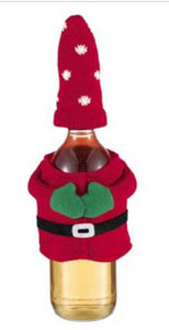 NEW Gnome Wine Bottle Cover - Red 473758c