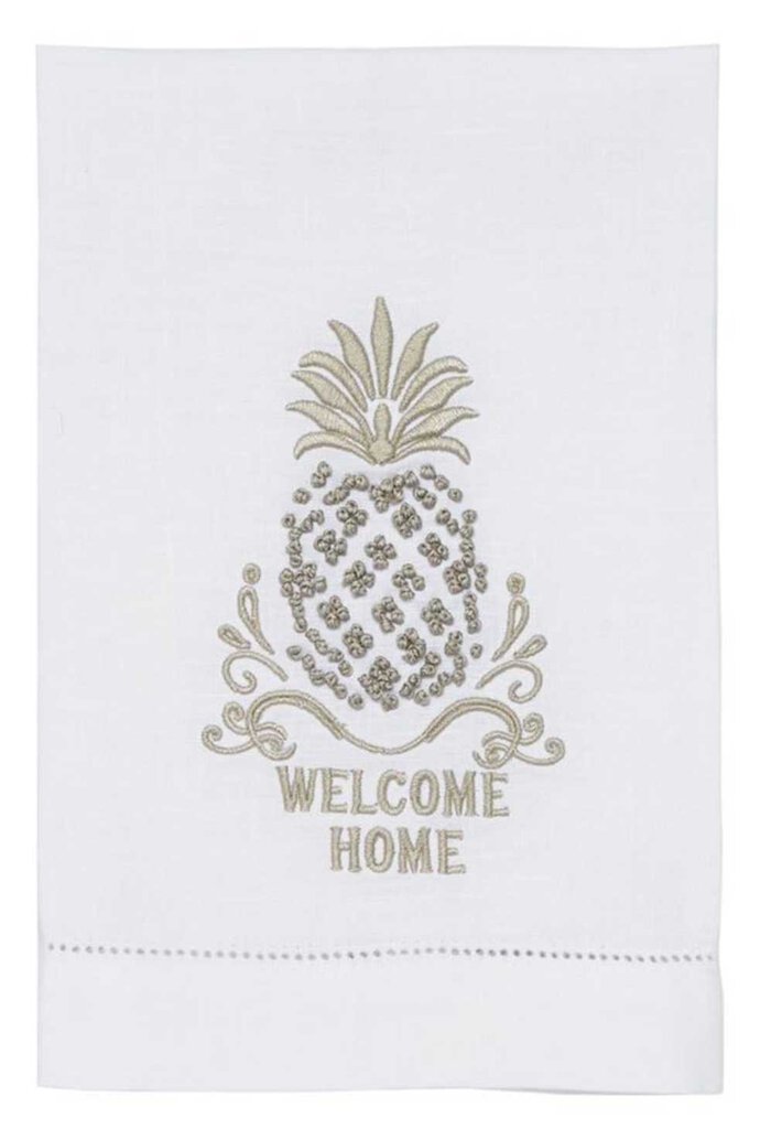 NEW Pineapple French Knot Hand Towel - Welcome Home 44000015