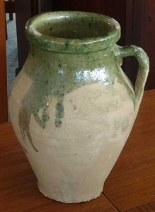 8.5" Hand-Thrown Pottery Olive Jug