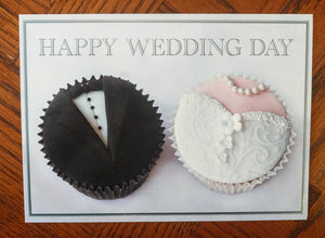 NEW Greeting Card - Wedding Cup Cakes - WDGEN 100-42151